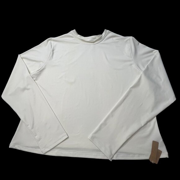 SKIMS Swim Long Sleeve Shirt Rash Guard Marble 3X - Picture 10 of 10